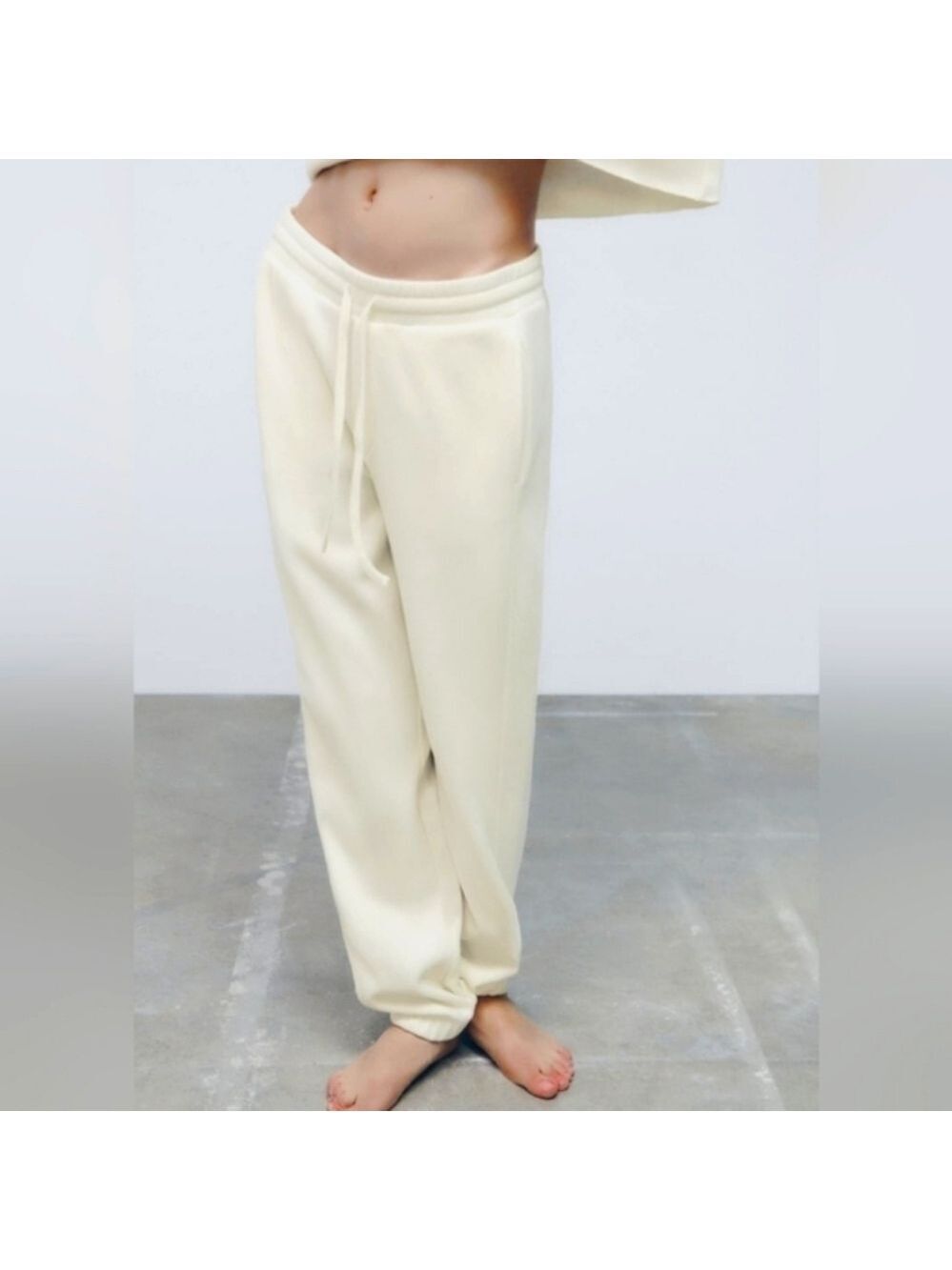 ZARA Cotton Blend Jogger Trackpant with Pockets Size Small